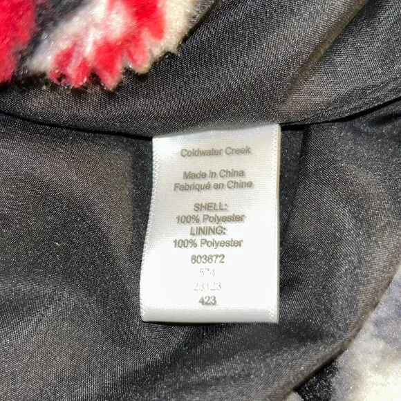 Coldwater Creek Nordic Sherpa Jacket size XL NWT - Picture 7 of 8